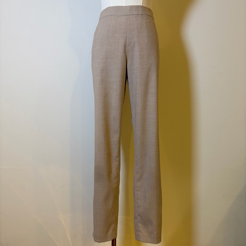 Uniqlo Tan Glen Check Plaid Ankle Pants - Size M (28-29)